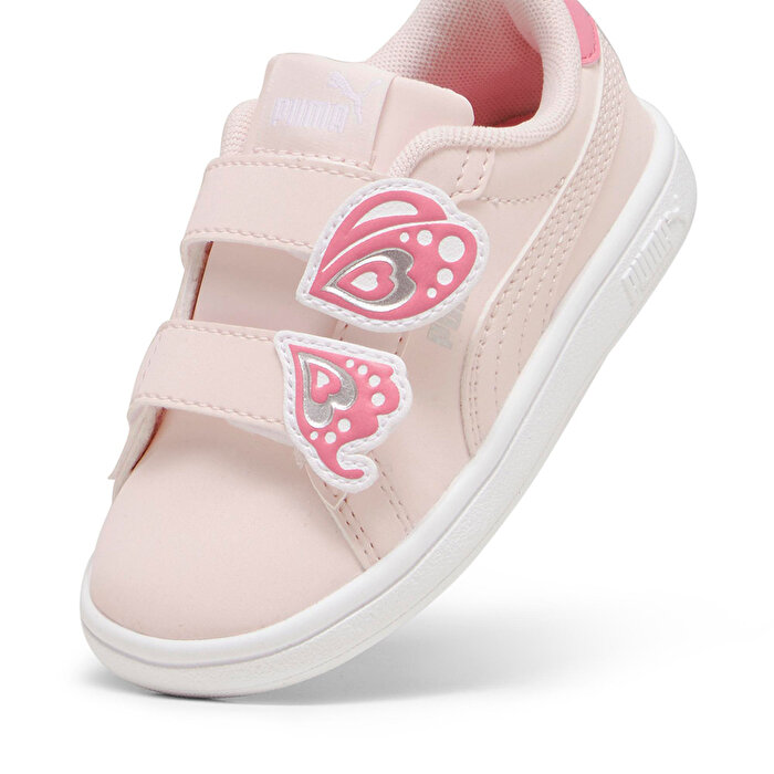 Puma Smash 3.0 Butterfly V Bebek Pembe Sneaker