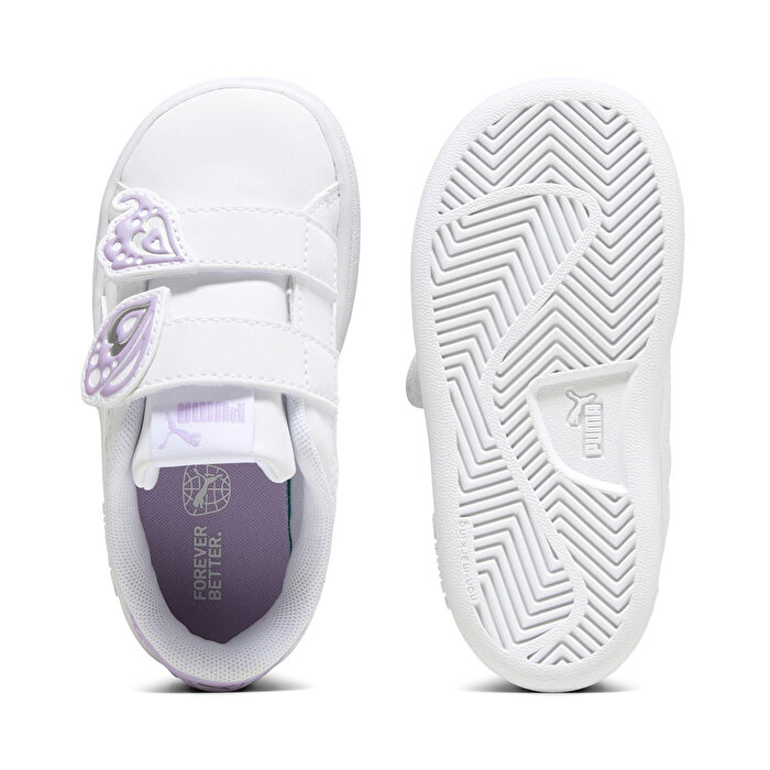Puma Smash 3.0 Butterfly V Bebek Beyaz Sneaker