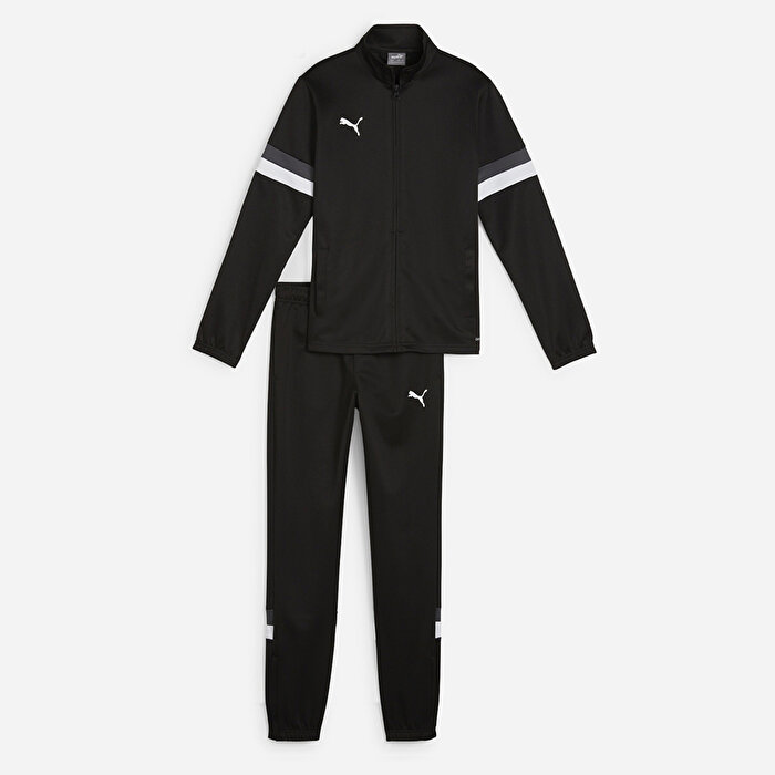 Puma Team Rise Çocuk Siyah Dik Yaka Eşofman Takımı
