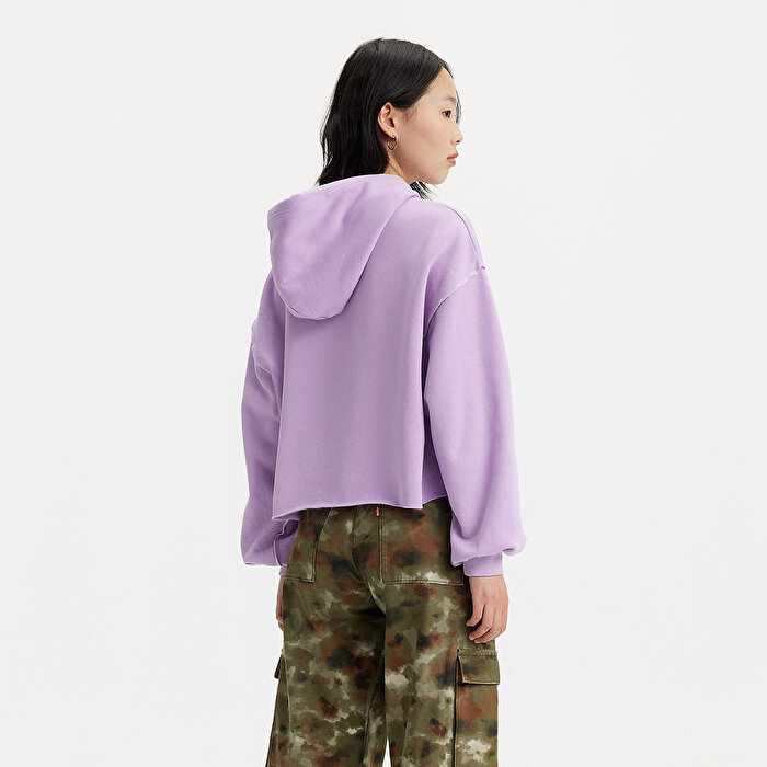 Levi's Palo Alto Kadın Mor Kapüşonlu Sweatshirt