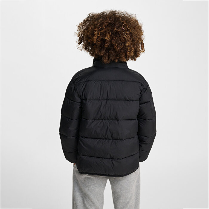 Hummel Lightweight Puffer Çocuk Siyah Dik YakaMont