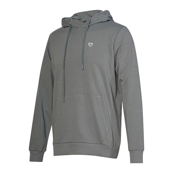 Hummel T-Ic Ico Erkek Gri Kapüşonlu Sweatshirt