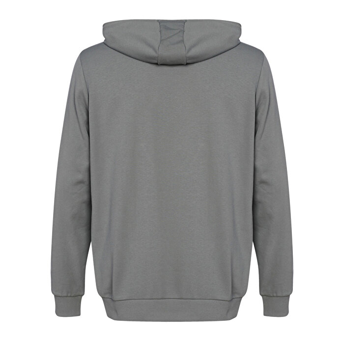 Hummel T-Ic Ico Erkek Gri Kapüşonlu Sweatshirt