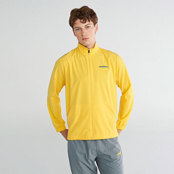 Hummel Ames Erkek Sarı Dik Yaka Ceket