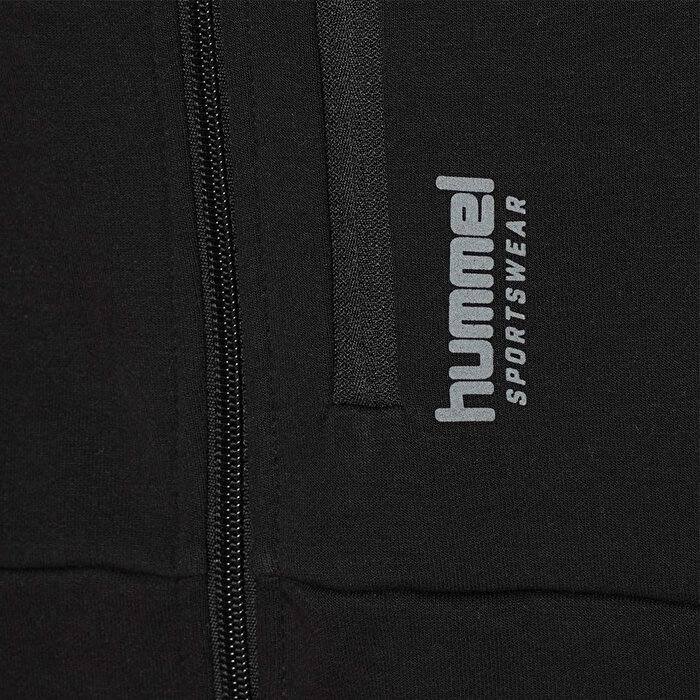 Hummel Combes Erkek Çocuk Siyah Kapüşonlu Ceket