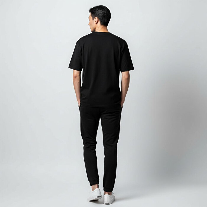 Hummel T-Pulse Regular Erkek Siyah Eşofman Altı
