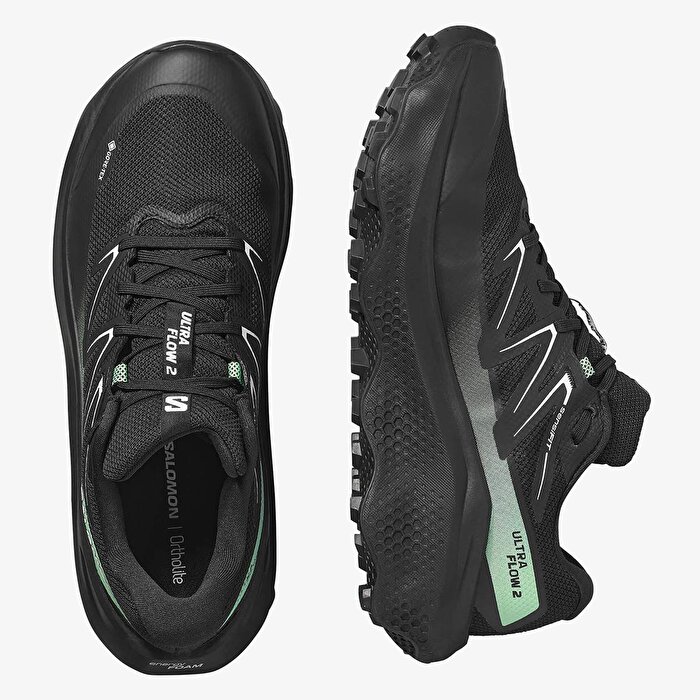 Salomon Ultra Flow 2 Goretex Erkek Siyah Koşu Ayakkabısı