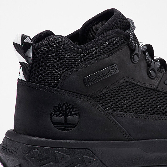 Timberland Green Stride Motion 6 Mid Lace Up Sneak Erkek Siyah Bot