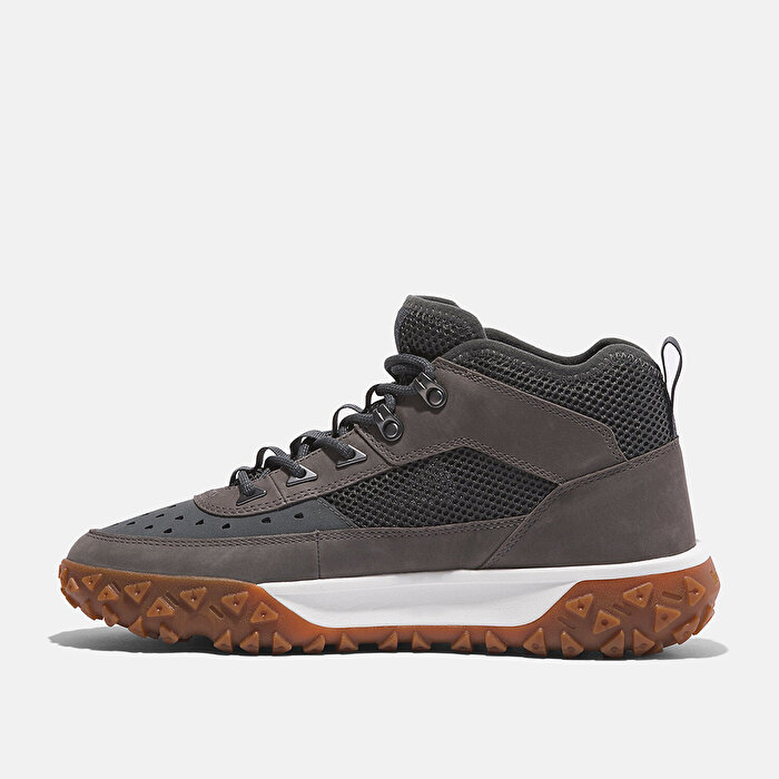 Timberland Green Stride Motion 6 Mid Lace Up Erkek Gri Bot