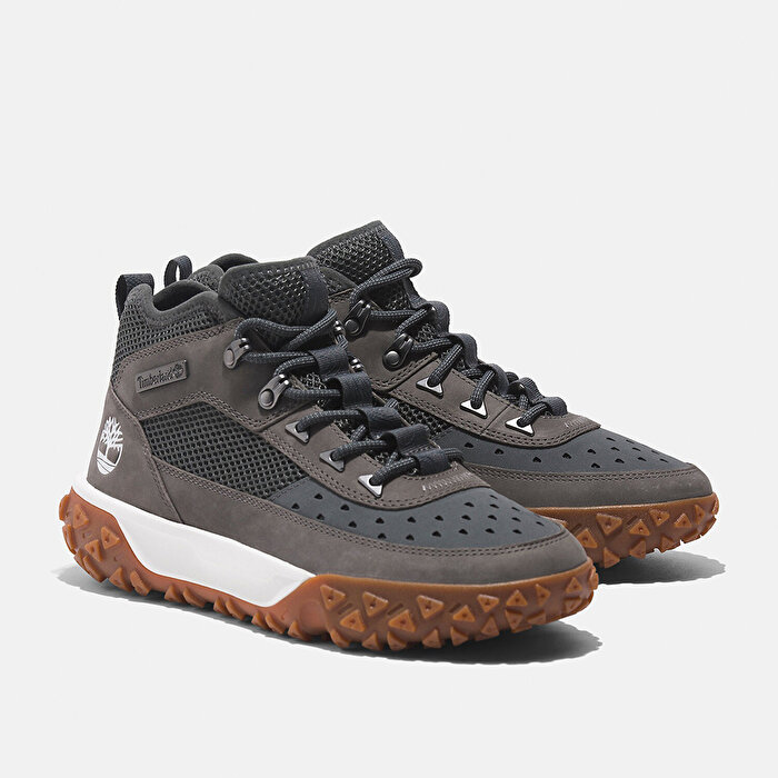 Timberland Green Stride Motion 6 Mid Lace Up Erkek Gri Bot
