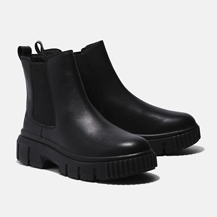 Timberland Greyfield Mid Chelsea Kadın Siyah Bot