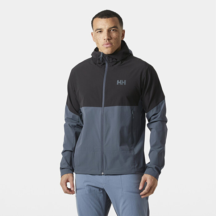 Helly Hansen Blaze Softshell Hood Erkek Gri Kapüşonlu Ceket