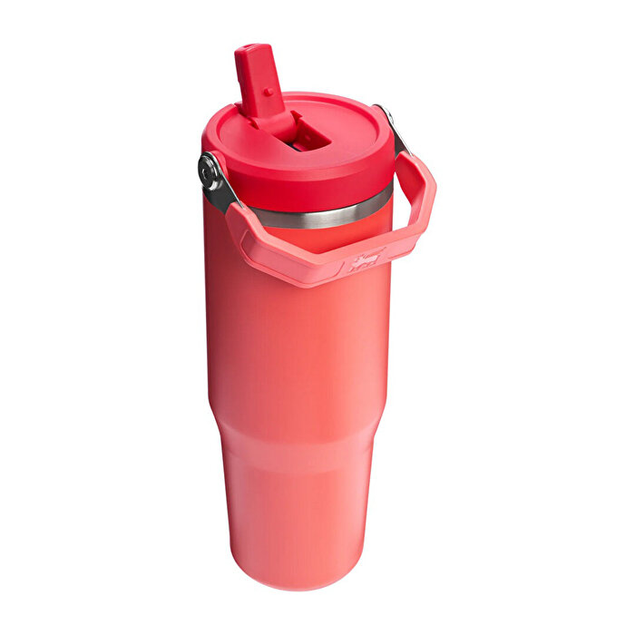 Stanley The IceFlow Flip Straw Pembe Pipetli Termos Bardak 0,89 LT