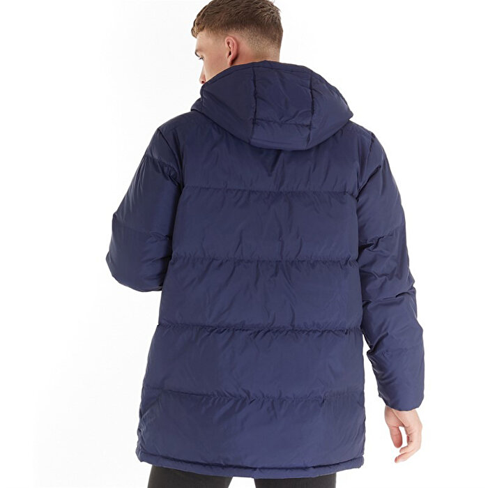 Levi's Sunset Mid Puffer Erkek Mavi Kapüşonlu Mont