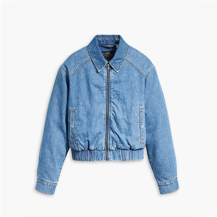 Levi's Ingrid Shrunken Kadın Lacivert Klasik Yaka Ceket