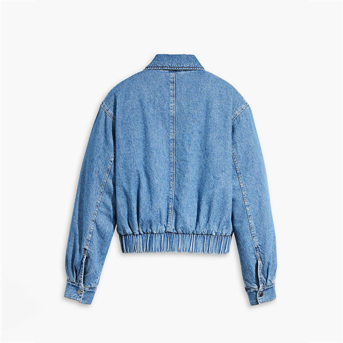 Levi's Ingrid Shrunken Kadın Lacivert Klasik Yaka Ceket