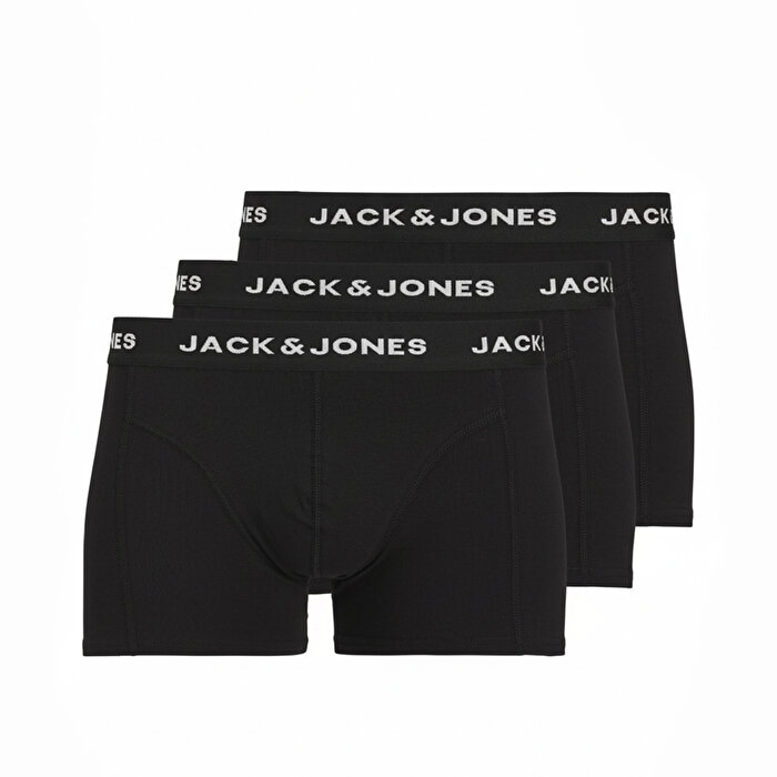 Jack&Jones Anthony 3'lü Erkek Siyah Boxer