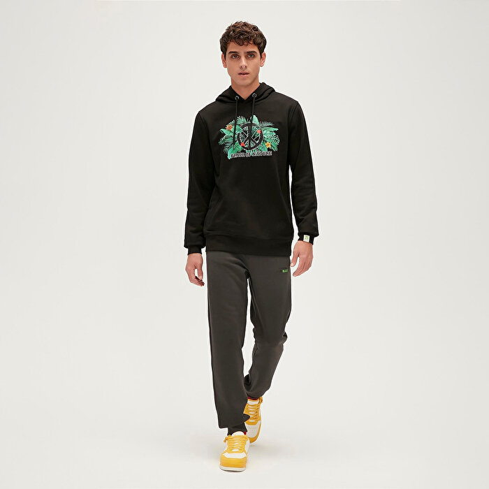 Jack&Jones Hood Josh Erkek Bordo Kapüşonlu Sweatshirt 12236513-PRT