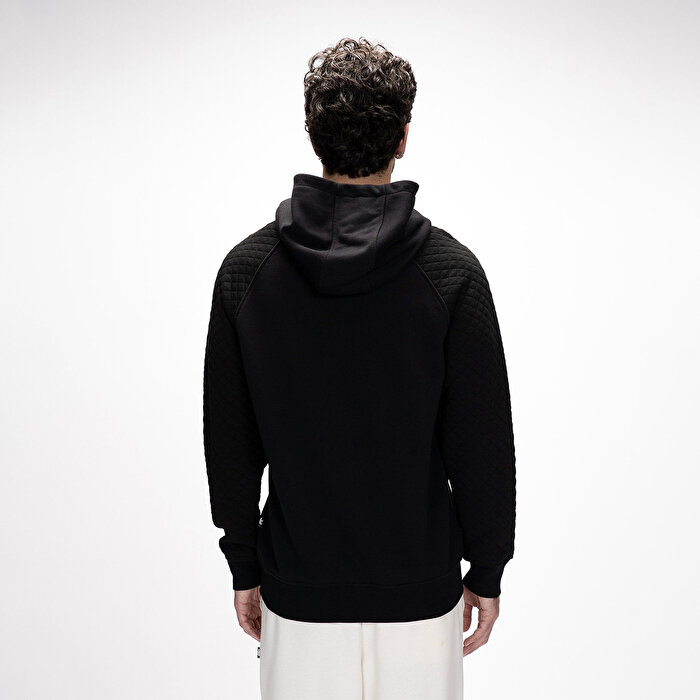 Bad Bear Grass Erkek Siyah Kapüşonlu Sweatshirt