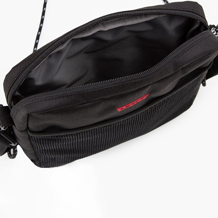 Levis Dual Strap North South Crossbody Erkek Siyah Omuz Çantası