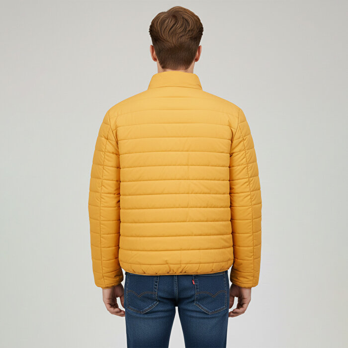 Levis Puffer Erkek Sarı Dik Yaka Mont