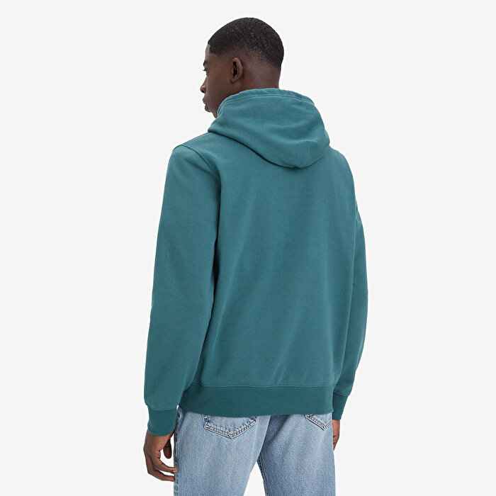 Levis Graphic Erkek Yeşil Kapüşonlu Sweatshirt