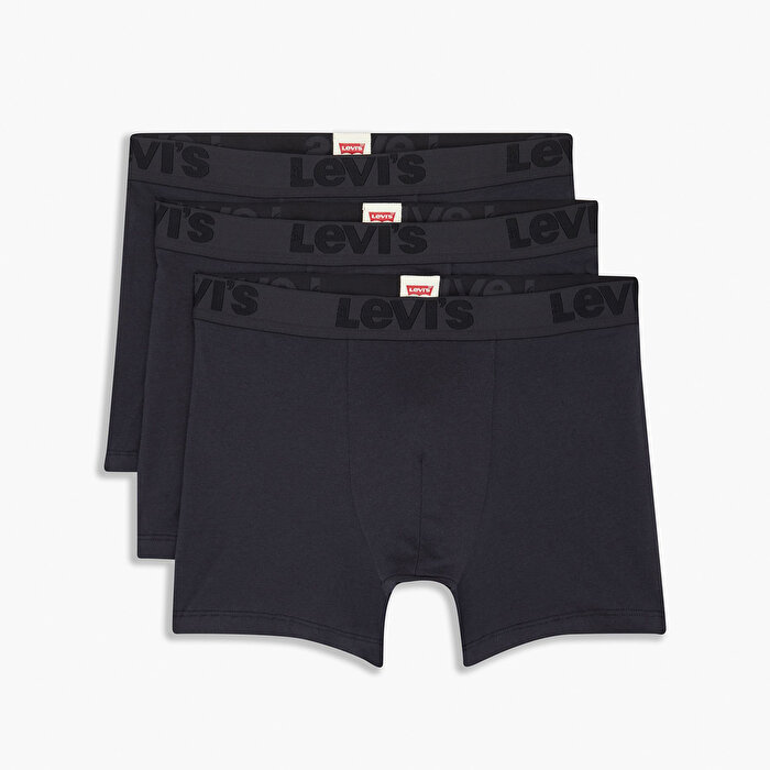 Levis 3'lü Erkek Siyah Boxer