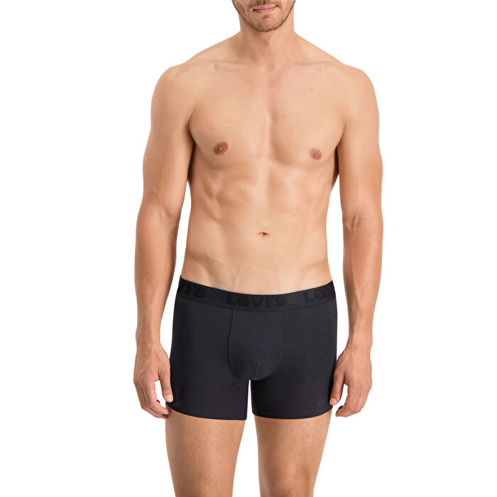 Levis 3'lü Erkek Siyah Boxer
