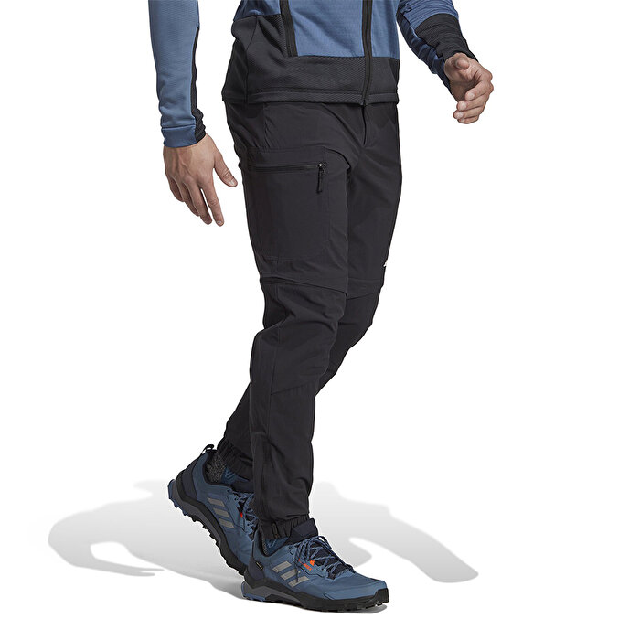 adidas Terrex Utilitas Hiking Zip-Off Erkek Siyah Pantolon