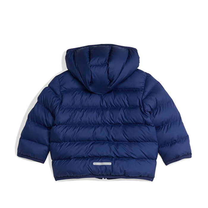 adidas Synthetic Down Bebek Lacivert Kapüşonlu Mont