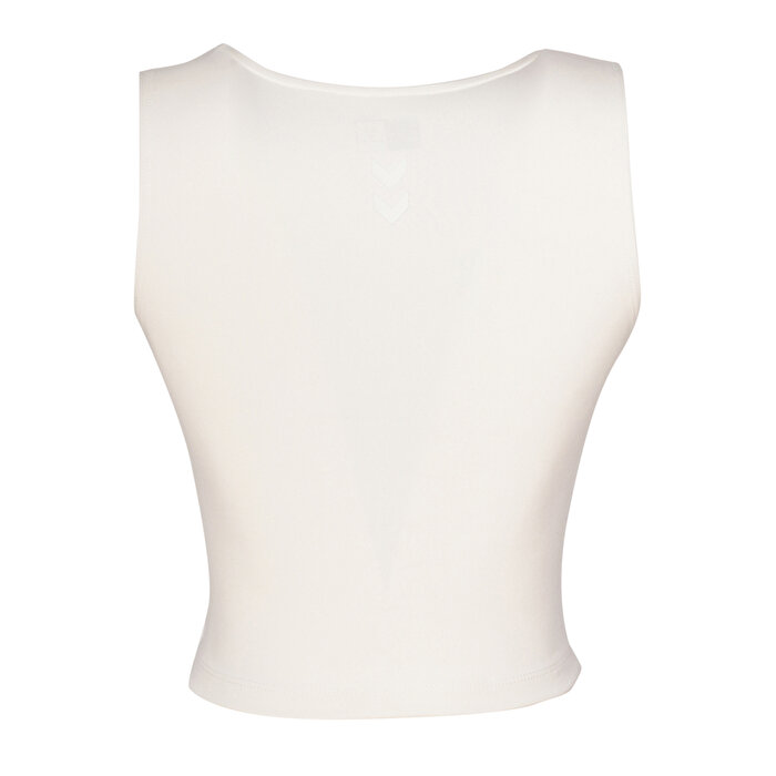 Hummel Bra Sagrado Kadın Ekru Yuvarlak Yaka Atlet
