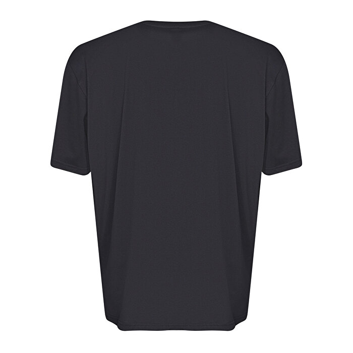 Hummel Tropico Erkek Siyah Yuvarlak Yaka Tişört