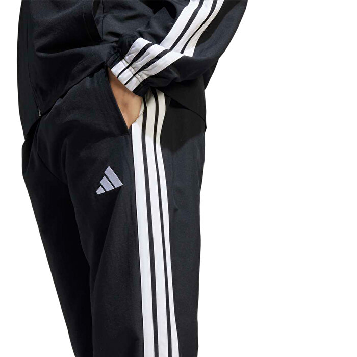 adidas 3 Stripes Wv Tt Ts Erkek Siyah Eşofman Takımı