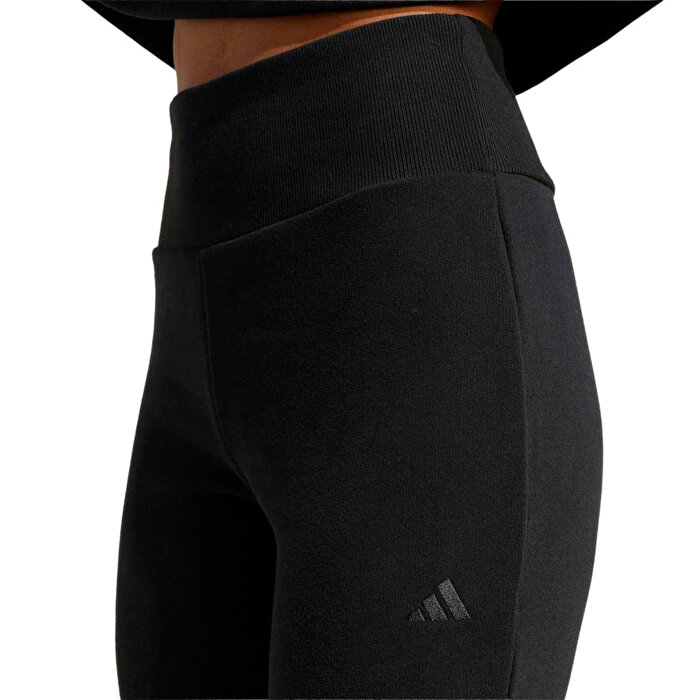 adidas Seasonal Essentials French Terry Flared Kadın Siyah Eşofman Altı