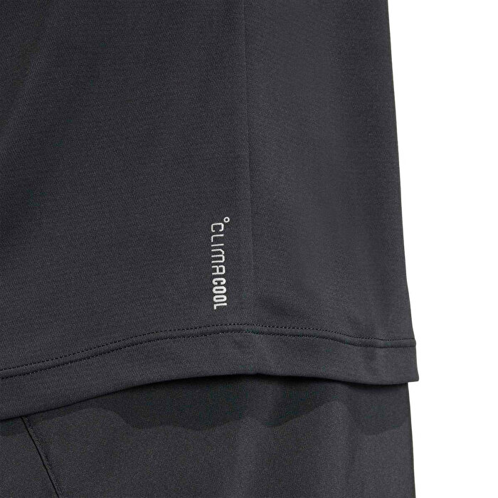 adidas Running Essentials Erkek Siyah Yuvarlak Yaka Atlet