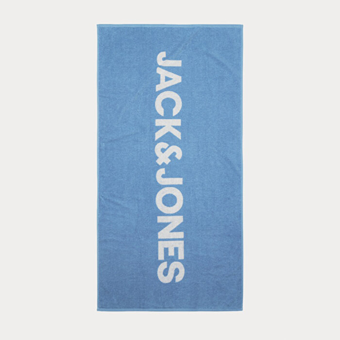 Jack&Jones Logo Beach Erkek Mavi Havlu