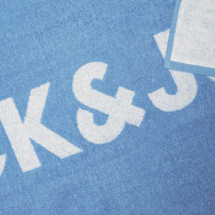 Jack&Jones Logo Beach Erkek Mavi Havlu