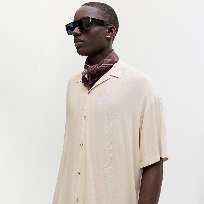 Jack&Jones Jeff Resort Solid Erkek Bej Gömlek