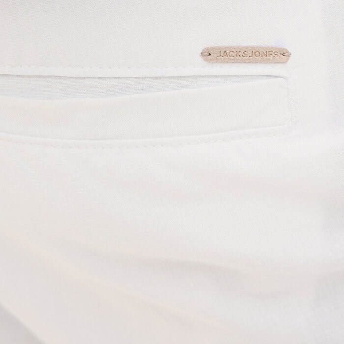 Jack&Jones Kane Summer Linen Blend Jogger Erkek Beyaz Pantolon