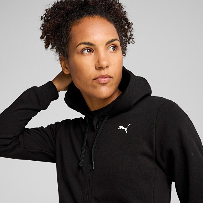 Puma Tad Essential Kadın Siyah Kapüşonlu Ceket