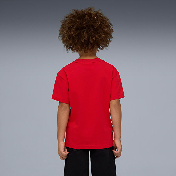 Puma Sporty Cats Çocuk Kırmızı Tişört
