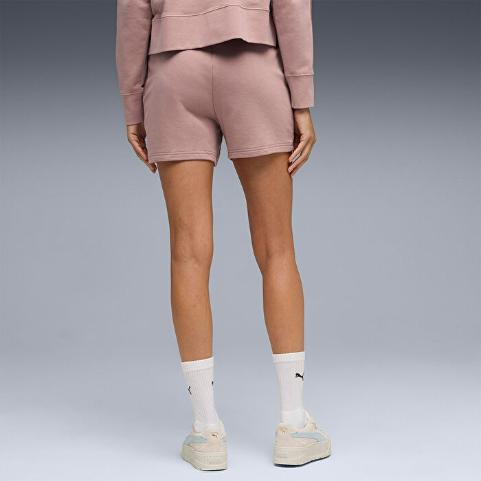 Puma Essentials No 1 Logo Kadın Pembe Şort