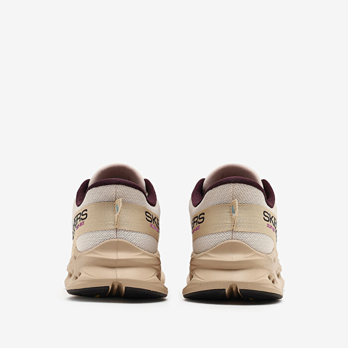 Skechers Max Cushioning Glide Step Kadın Bej Koşu Ayakkabısı