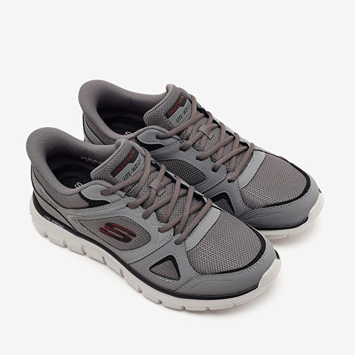 Skechers Track Ezral Erkek Gri Spor Ayakkabı