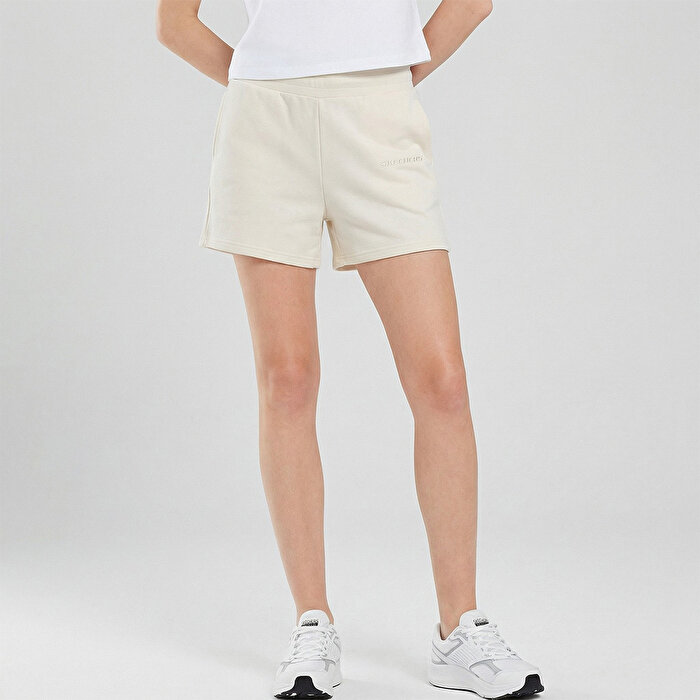 Skechers Essential 5 Inch Kadın Ekru Şort