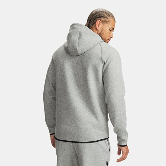 Under Armour Unstoppable Fleece Erkek Gri Kapüşonlu Ceket
