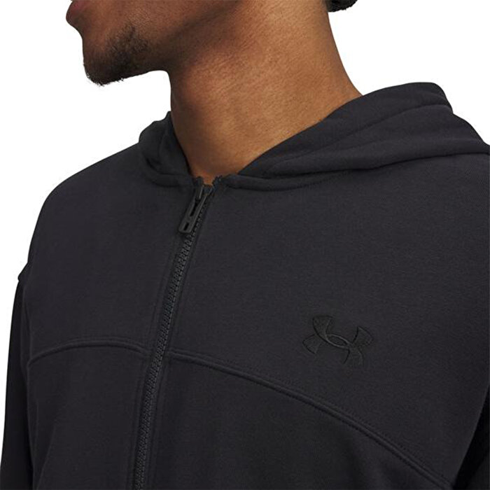 Under Armour Rival Lightweight Erkek Siyah Kapüşonlu Ceket