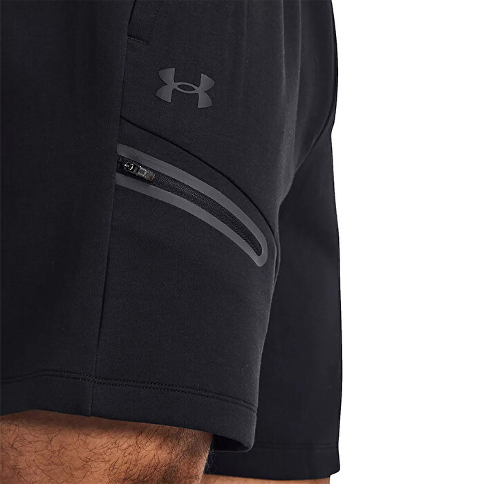 Under Armour Unstoppable Fleece Erkek Siyah Şort