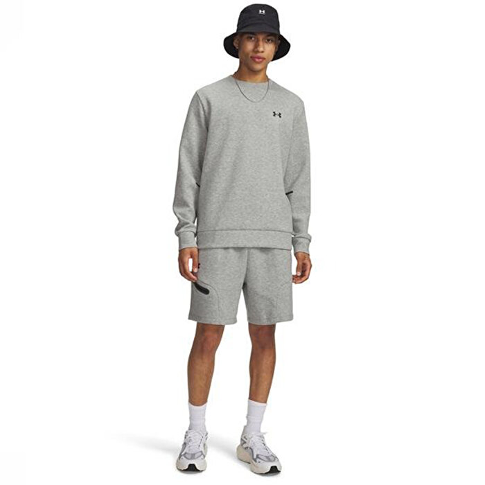 Under Armour Unstoppable Fleece Erkek Gri Şort