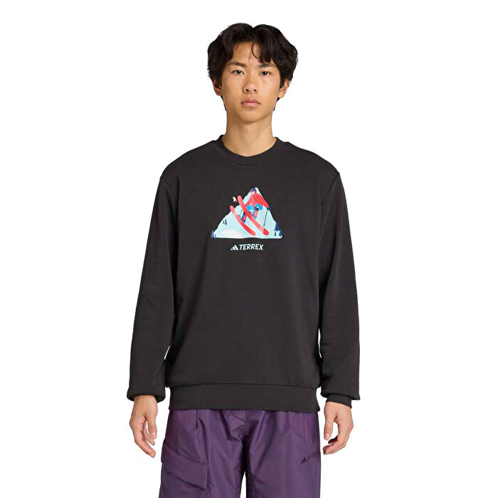 Levis Graphic Erkek Mavi V Yaka Sweatshirt A9323-0000 - Sporthink